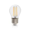 E27 LED-fényforrás, 4 W, filament, Meleg fehér
