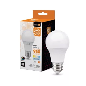 E27 LED-fényforrás, 10 W, Hideg fehér