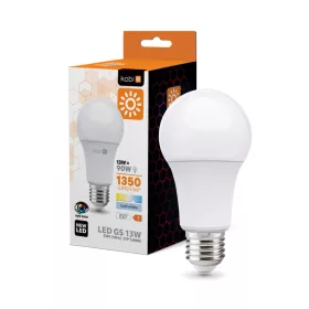 E27 LED-fényforrás, 13 W, Hideg fehér