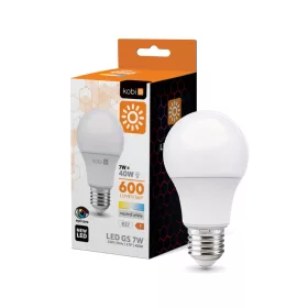 E27 LED-fényforrás, 7 W, Természetes fehér