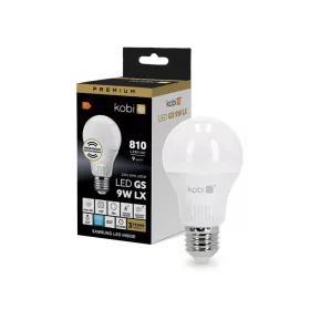E27 LED-fényforrás, 9 W, Hideg fehér