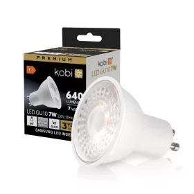 GU10 LED-fényforrás, 7 W, Természetes fehér