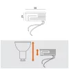LED bulb INSERT 5W 3000K milky Kobi