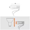 LED bulb INSERT 6,5W 3000K milky Kobi