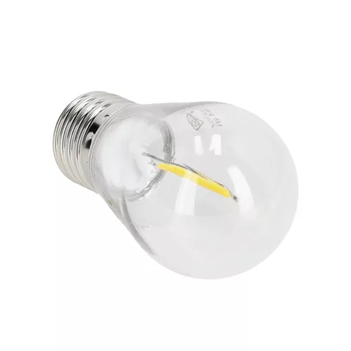 E27 LED-fényforrás, 1 W, Meleg fehér