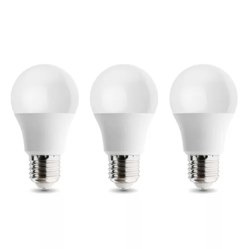 E27 LED-fényforrás, 10 W, Meleg fehér, 3-as kiszerelés