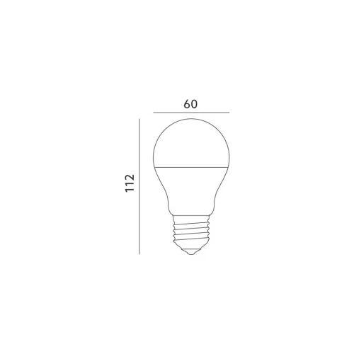 E27 LED-fényforrás, 10 W, Meleg fehér, 3-as kiszerelés