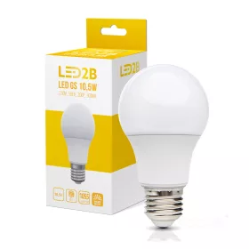 E27 LED-fényforrás, 10 W, Meleg fehér