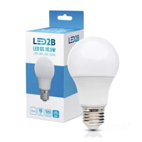 E27 LED-fényforrás, 10 W, Hideg fehér