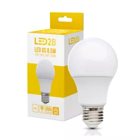 E27 LED-fényforrás, 9 W, Meleg fehér