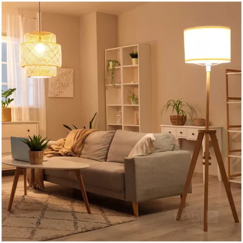 E27 LED-fényforrás, 9 W, Meleg fehér