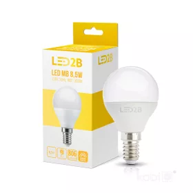 E14 LED-fényforrás, 9 W, Meleg fehér