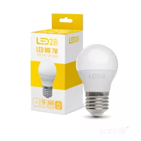 E27 LED-fényforrás, 7 W, Meleg fehér