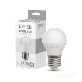 E27 LED-fényforrás, 9 W, Természetes fehér