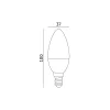 E14 LED-fényforrás, 9 W, Természetes fehér
