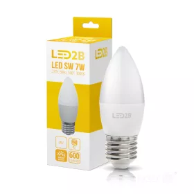 E27 LED-fényforrás, 7 W, Meleg fehér