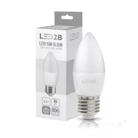E27 LED-fényforrás, 9 W, Természetes fehér