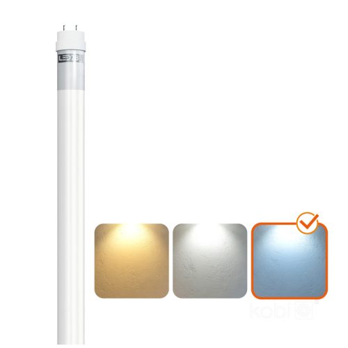 T8 LED-fénycső 9W, 60 cm, Hideg fehér