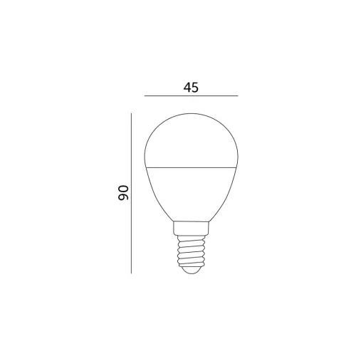 E14 LED-fényforrás, 9 W, Meleg fehér, Prémium