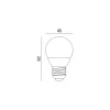 E27 LED-fényforrás, 5 W, Természetes fehér
