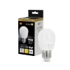 E27 LED-fényforrás, 9 W, Meleg fehér, Prémium