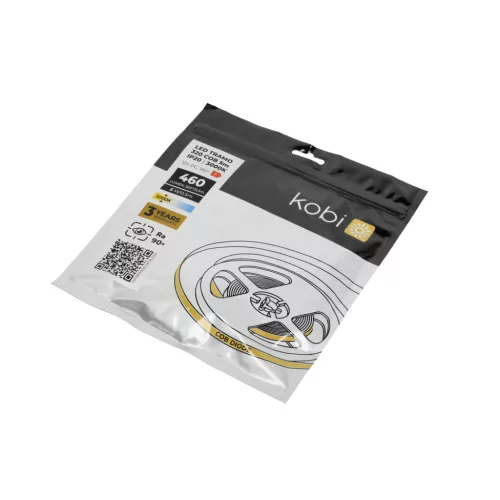 LED stripe TRAMO 320 COB 5m 3000K IP20 10W/m Kobi Premium
