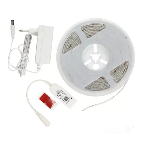Taśma SMART LED SET 24 W/m 5m RGB+CCT WIFI IP20/6 Kobi