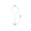 Table lamp LED KOBI VENEZIA S 2W 2700K Kobi Design