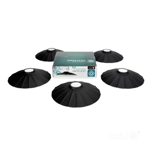 Lampshade for CRETE LS M1 black 5 pcs Kobi Design