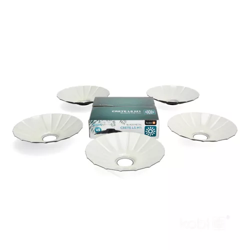 Lampshade for CRETE LS M1 black 5 pcs Kobi Design