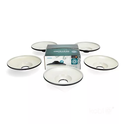 Lampshade for CRETE LS M2 black 5 pcs Kobi Design