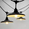 Lampshade for CRETE LS M2 black 5 pcs Kobi Design