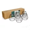 Lampshade for CRETE LS D1 black 5 pcs Kobi Design