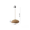 Hanging lamp BOHO BRUGIA M RB 1xE27 Kobi Design