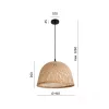 Hanging lamp BOHO BOSU 1xE27 Kobi Design
