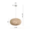 Hanging lamp BOHO BONTI 1xE27 Kobi Design