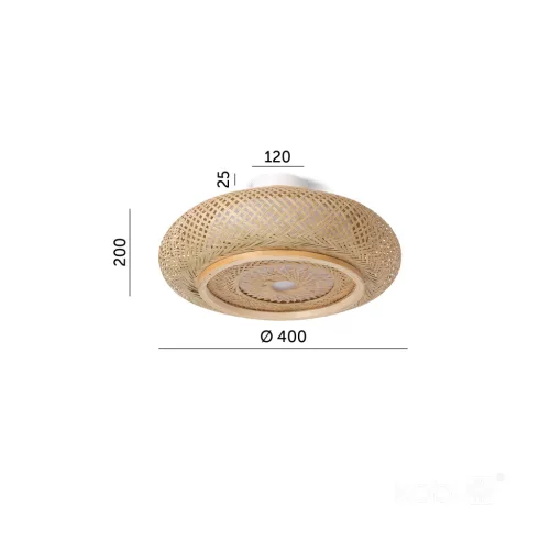 Ceiling lamp BOHO BULI S 1xE27 Kobi Design