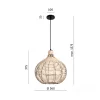 Ceiling lamp REDDI 1xE27 Kobi Design