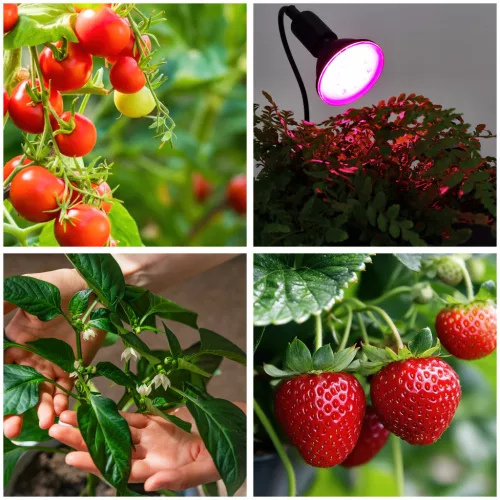 LED növénynevelő lámpa LED PLANTY CLIP B 1xE27 Black Kobi Design