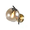 Wall lamp GLOBE ELEGANCE AMBER K 1xE14 Kobi Design