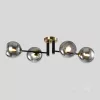 Ceiling lamp GLOBE ELEGANCE SMOKE S4 4xE14 Kobi Design
