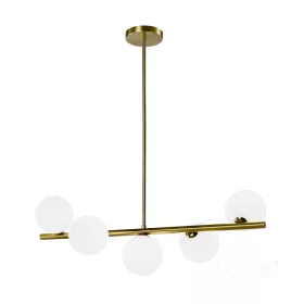 Hanging lamp GLOBE ELEGANCE GOLD S5 5xG9 Kobi Design