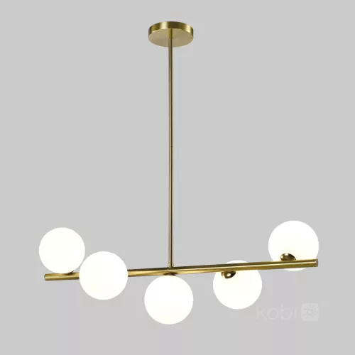 Hanging lamp GLOBE ELEGANCE GOLD S5 5xG9 Kobi Design