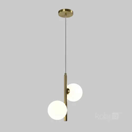 Hanging lamp GLOBE ELEGANCE GOLD S2 2xG9 Kobi  Design