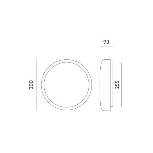 Ceiling lamp LED DEFENDER 18W 4000K LX IP66 Kobi Pro