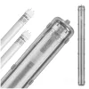 Set HERMETIC 2x120 + LED T8 18W 4000K IP65 Kobi