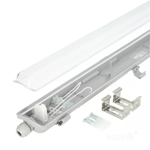 Waterproof fixture HERMETIC 1x60 IP65 Kobi