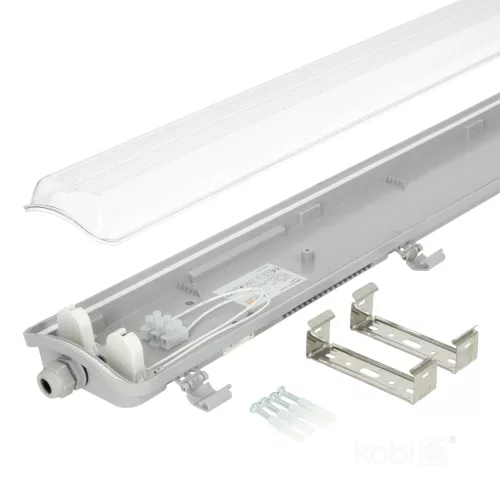 Waterproof fixture HERMETIC 2x120 IP65 Kobi
