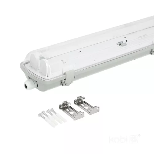 Waterproof fixture HERMIC 2x120 IP65 Kobi