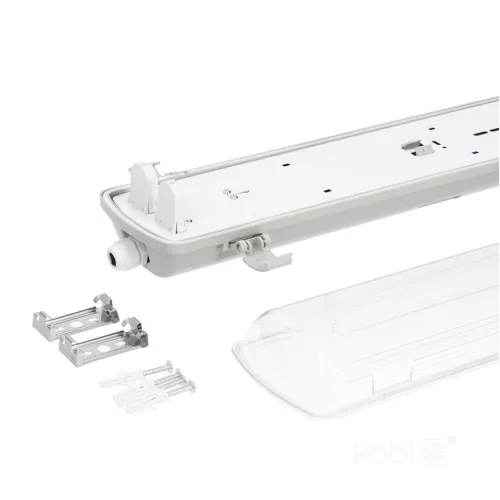 Waterproof fixture HERMIC 2x120 IP65 Kobi